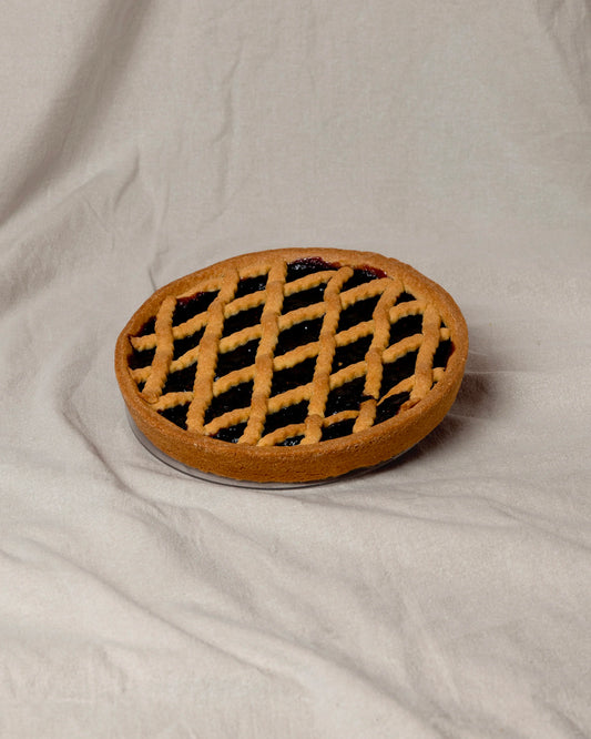 Crostata con marmellata di prugne