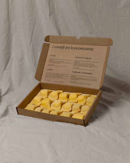 Tortelli di erbetta/ di zucca/ di patate